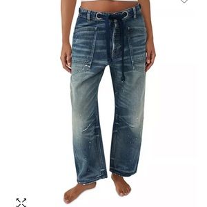 NWT Free People barrel jeans